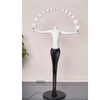 Торшер Alfa Light F2724-05 L135*W60*H230 BLACK