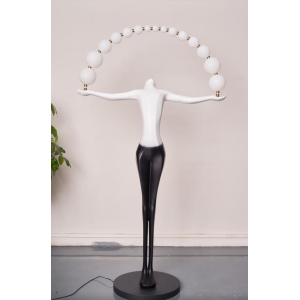 Торшер Alfa Light F2724-05 L135*W60*H230 BLACK