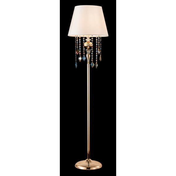 Торшер Crystal Lux Mercedes PT1 Gold/Color