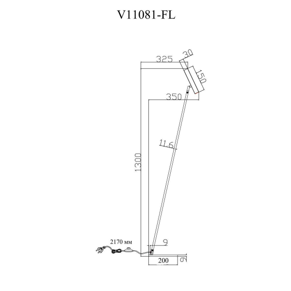 Торшер Moderli Harmo V11081-FL Торшер Moderli Harmo V11081-FL