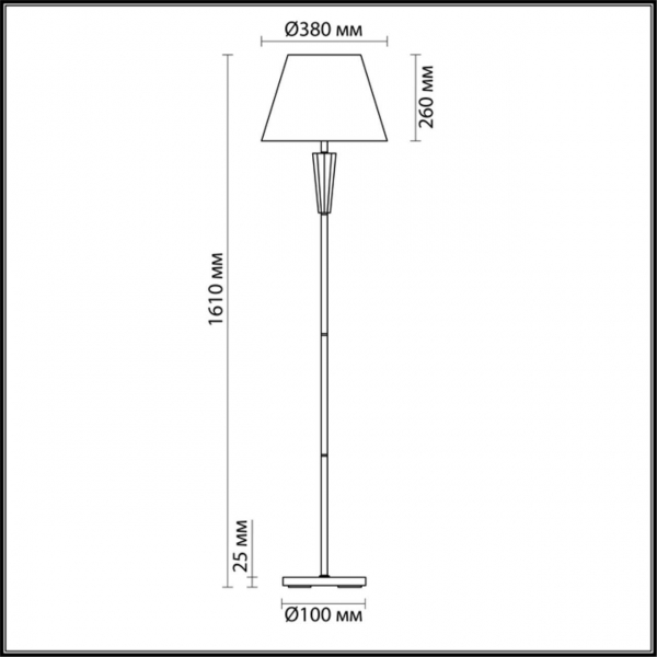 Торшер Lumion Neoclassi Loraine 3733/1F Торшер Lumion Neoclassi Loraine 3733/1F