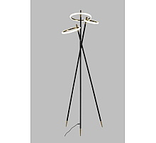 Торшер Alfa Light F3924-60 black+gol d 44W 60*H170