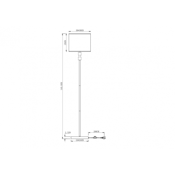 Торшер Arte Lamp North A5896PN-1CC Торшер Arte Lamp North A5896PN-1CC