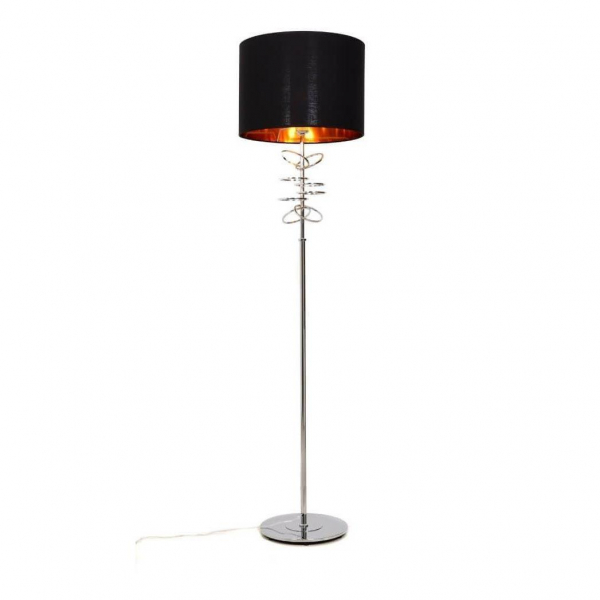 Торшер Lumina Deco Milari LDF 5530 CHR+BK Торшер Lumina Deco Milari LDF 5530 CHR+BK