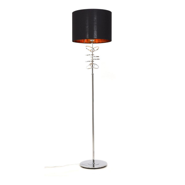 Торшер Lumina Deco Milari LDF 5530 CHR+BK Торшер Lumina Deco Milari LDF 5530 CHR+BK