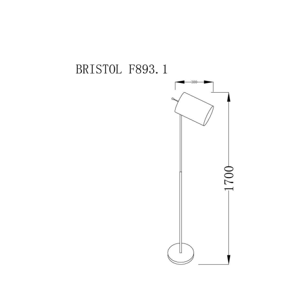 Торшер Lucia Tucci Bristol F893.1 Торшер Lucia Tucci Bristol F893.1