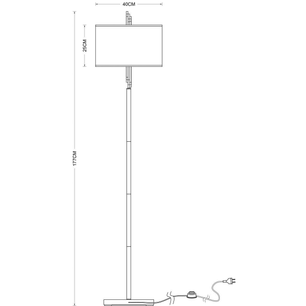 Торшер Arte Lamp Julietta A5037PN-2CC Торшер Arte Lamp Julietta A5037PN-2CC