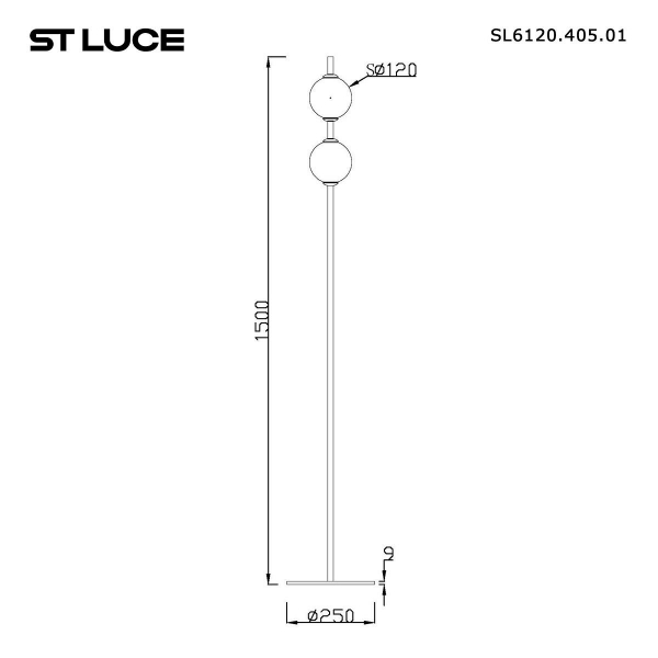 Торшер ST Luce Peek SL6120.405.01 Торшер ST Luce Peek SL6120.405.01