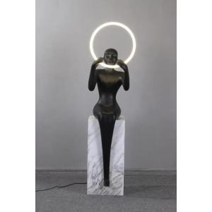 Торшер Alfa Light F2724-02 330*330*1550 BLACK