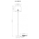 Торшер Arte Lamp Rodos A2589PN-1SS