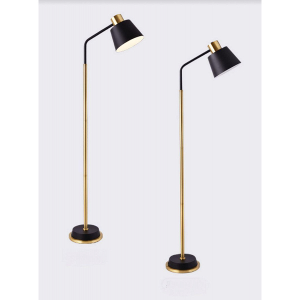 Торшер Lumina Deco Ardini LDF 5525 BK+GD Торшер Lumina Deco Ardini LDF 5525 BK+GD