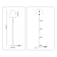 Торшер Ambrella light High light LH75059