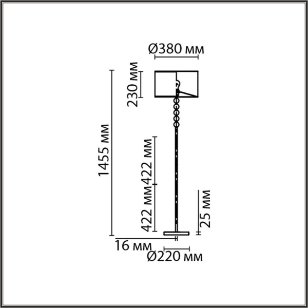 Торшер Lumion Neoclassi Tapia 8078/1F Торшер Lumion Neoclassi Tapia 8078/1F