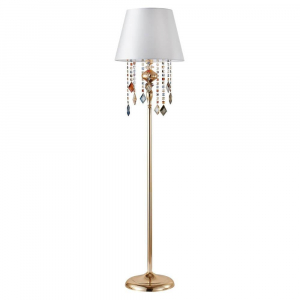 Торшер Crystal Lux Mercedes PT1 Gold/Color