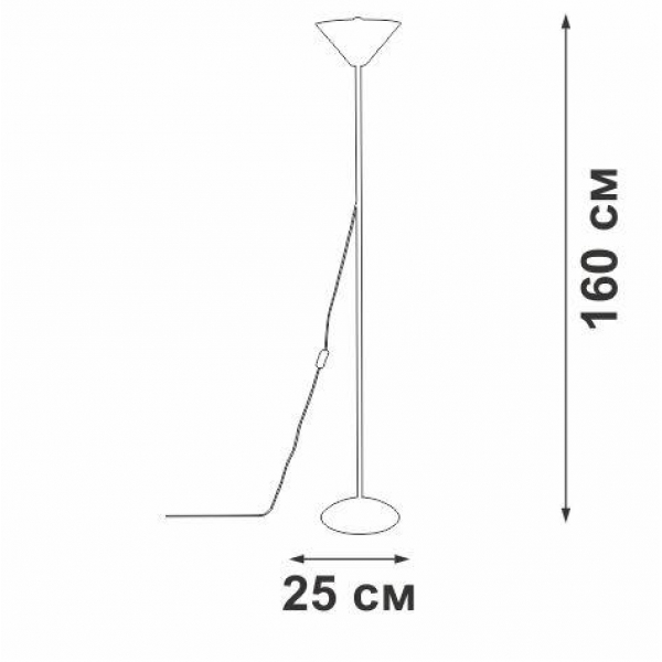 Торшер Vitaluce V2841-1/1P Торшер Vitaluce V2841-1/1P