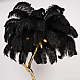 Торшер Imperium Loft Страусиные Перья Feather Lamp A Modern Grand Tour Черный 189584-22