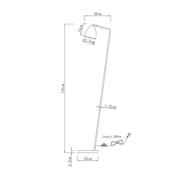 Торшер Moderli Otto V11001-F