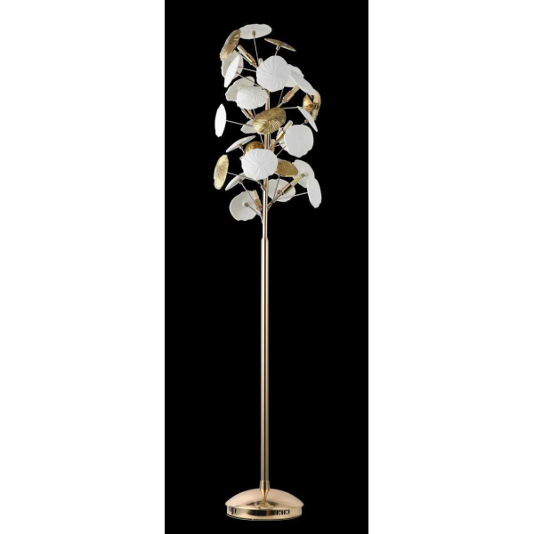 Торшер Alfa Light F2924-12 Φ390*1640 E14*9 GD