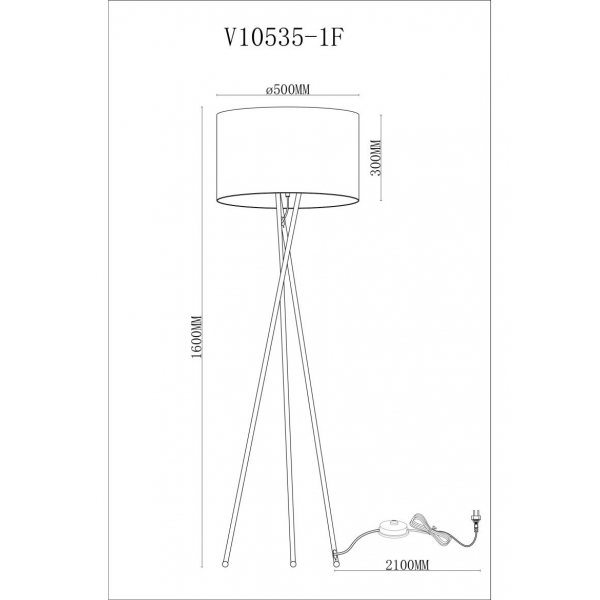 Торшер Moderli Palma V11597-1F Торшер Moderli Palma V11597-1F