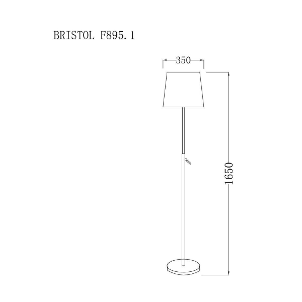 Торшер Lucia Tucci Bristol F895.1 Торшер Lucia Tucci Bristol F895.1