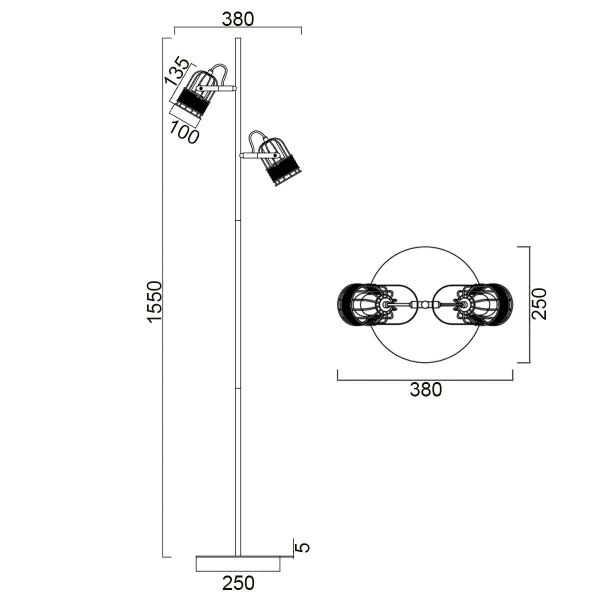 Торшер Vele Luce Extra VL6472F02 Торшер Vele Luce Extra VL6472F02