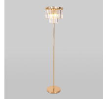 Торшер Eurosvet Elegante 01137/3 золото/прозрачный хрусталь Strotskis