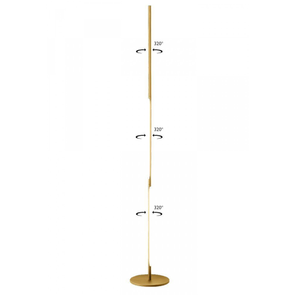 Торшер Crystal Lux Largo PT25W Gold Торшер Crystal Lux Largo PT25W Gold