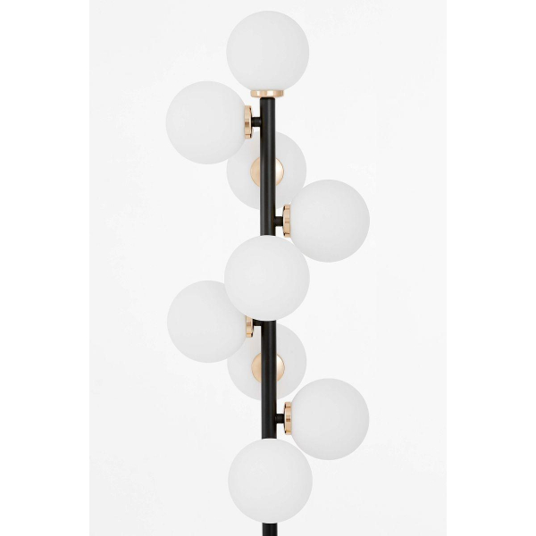 Торшер Lumina Deco Marsiada LDF 6033-9 BK+F.GD Торшер Lumina Deco Marsiada LDF 6033-9 BK+F.GD