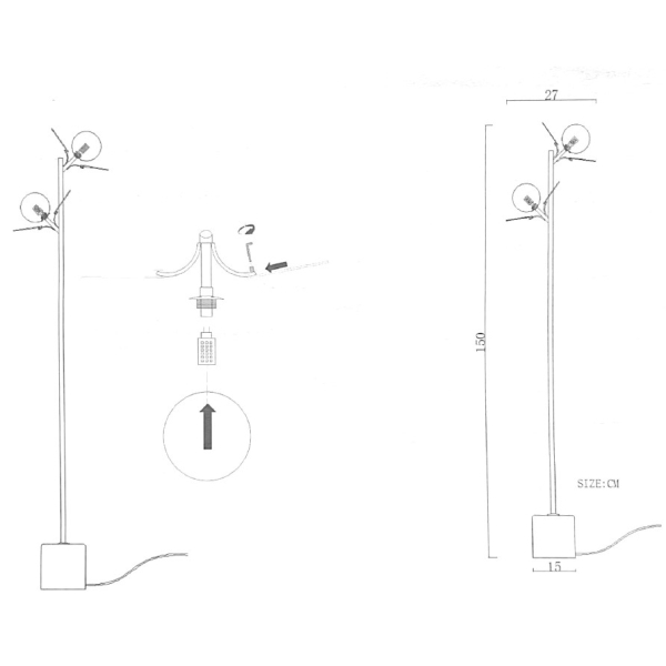 Торшер Imperium Loft Matisse 167141-26
