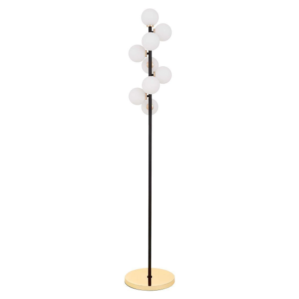 Торшер Lumina Deco Marsiada LDF 6033-9 BK+F.GD Торшер Lumina Deco Marsiada LDF 6033-9 BK+F.GD