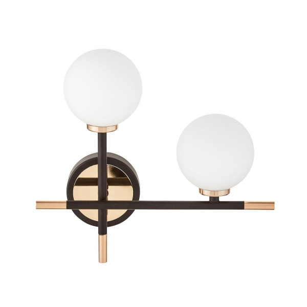 Бра Lumina Deco Marsiada LDW 6033N-2 RT BK+F.GD Бра Lumina Deco Marsiada LDW 6033N-2 RT BK+F.GD