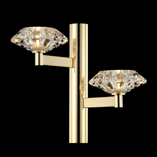 Бра Crystal Lux Rebeca AP2 Gold