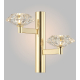 Бра Crystal Lux Rebeca AP2 Gold