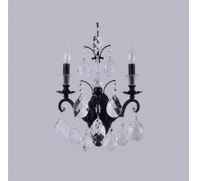 Бра Crystal Lux Magnifico AP2 Black/Transparent