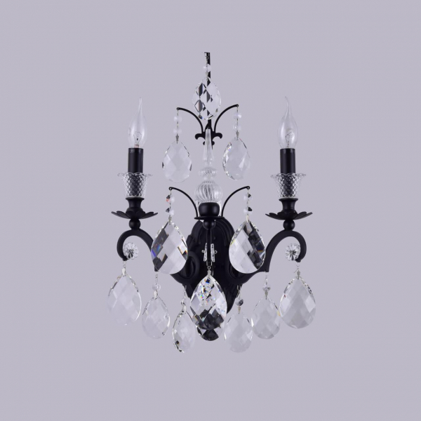 Бра Crystal Lux Magnifico AP2 Black/Transparent Бра Crystal Lux Magnifico AP2 Black/Transparent