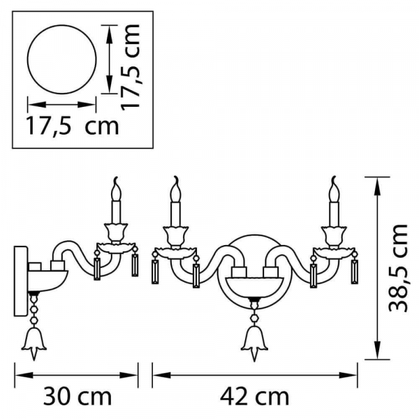 Бра Osgona Campana 716624 Бра Osgona Campana 716624