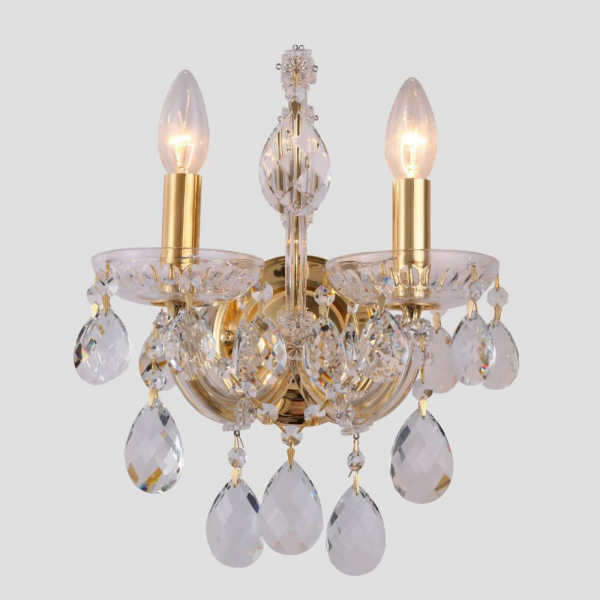 Бра Crystal Lux Isabel AP2 Gold/Transparent Бра Crystal Lux Isabel AP2 Gold/Transparent