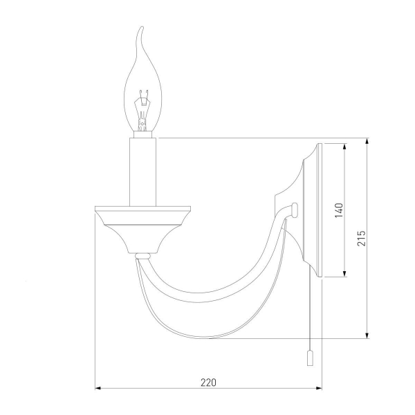 Бра Eurosvet Lazzaro 60098/2 черный Бра Eurosvet Lazzaro 60098/2 черный