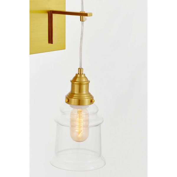 Бра Lumina Deco Fredica Moletti LDW 6844-2 MD+PR Бра Lumina Deco Fredica Moletti LDW 6844-2 MD+PR