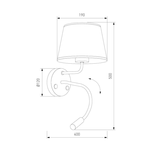 Бра TK Lighting 10080 Maja Бра TK Lighting 10080 Maja