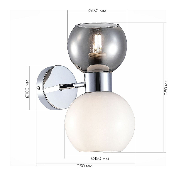 Бра Evoluce Thonet SLE1138-101-02