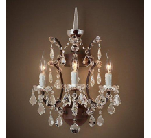 Бра Loft-Concept RH Rococo Iron  Crystal Chandelier 44.493-0