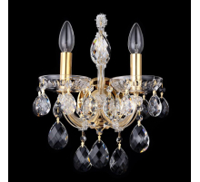 Бра Crystal Lux Isabel AP2 Gold/Transparent