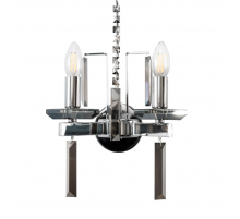 Бра Crystal Lux Marron AP2 Chrome