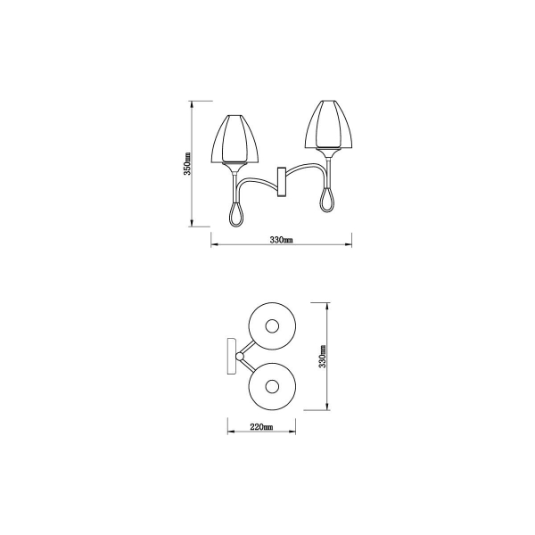 Бра Vele Luce Oro VL5654W22 Бра Vele Luce Oro VL5654W22