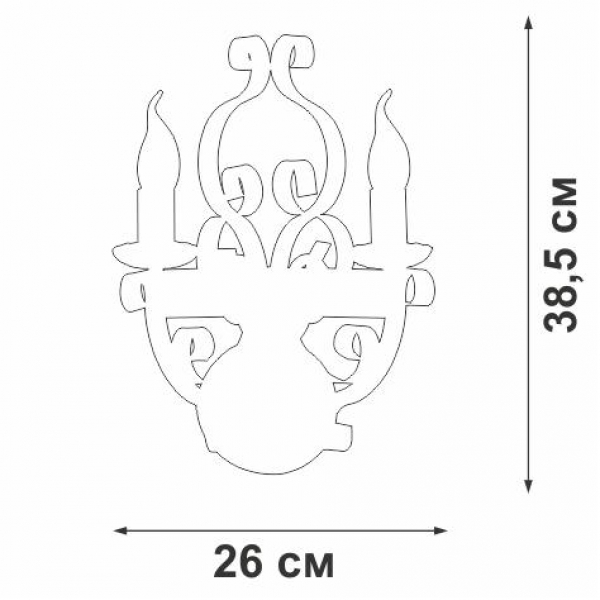 Бра Vitaluce V1166-8/2A Бра Vitaluce V1166-8/2A