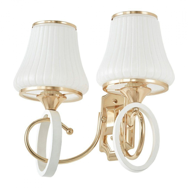 Бра Arte Milano Florentia-2387 302387/2W Wh/Gd Бра Arte Milano Florentia-2387 302387/2W Wh/Gd