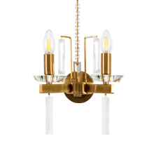 Бра Crystal Lux Marron AP2 Brass