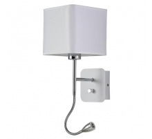 Бра Crystal Lux Paco AP2 Chrome/White