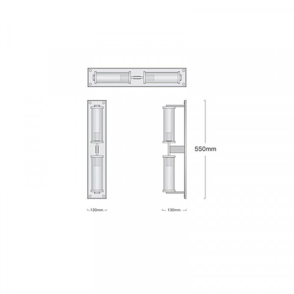 Бра Imperium Loft Alouette Linear Sconce 140565-26 Бра Imperium Loft Alouette Linear Sconce 140565-26